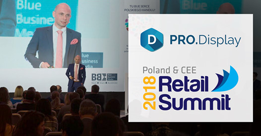 PRO.Display Platynowym Partnerem Retail Summit 2018. -1